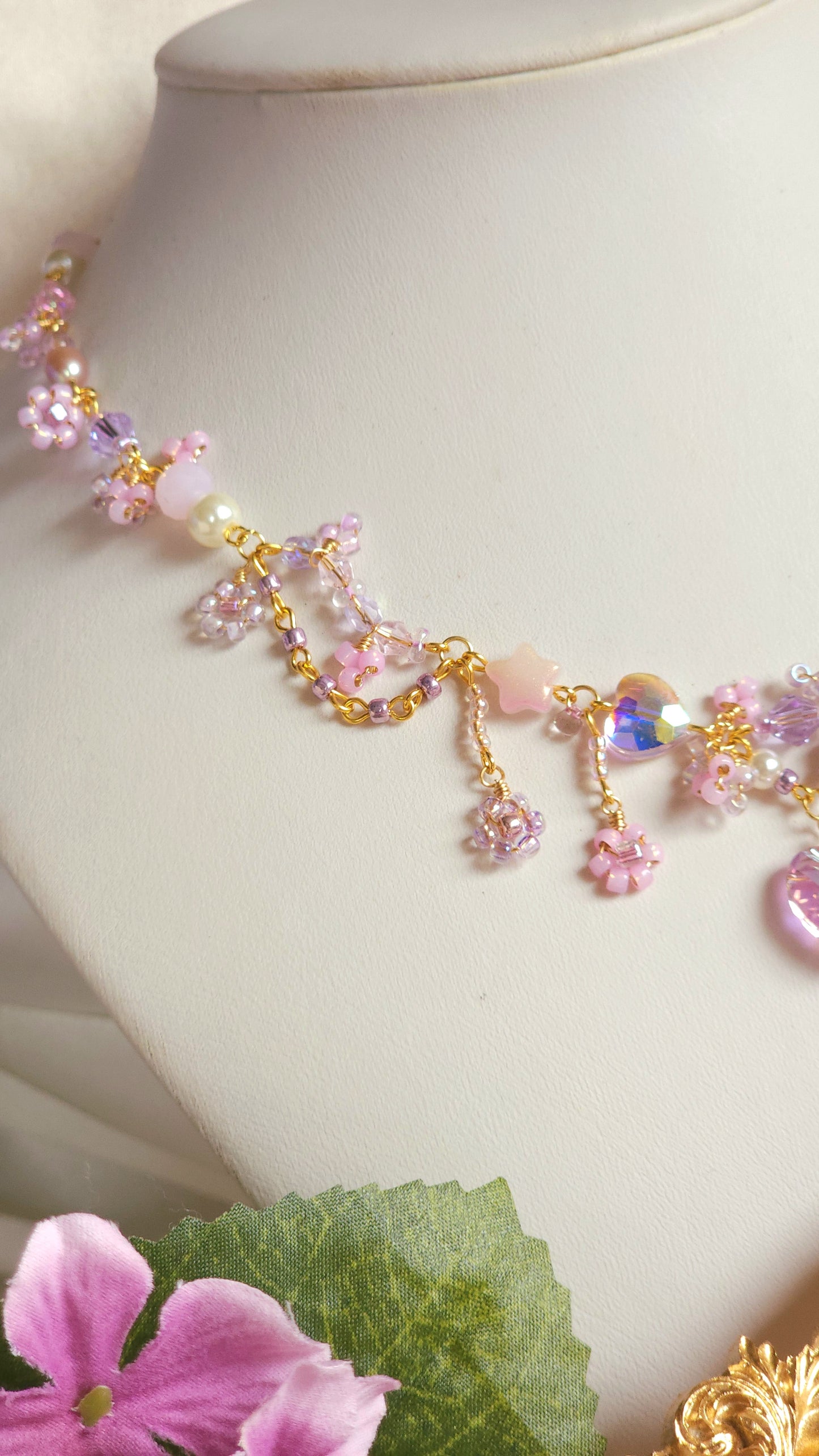 Pink Aurora Necklace