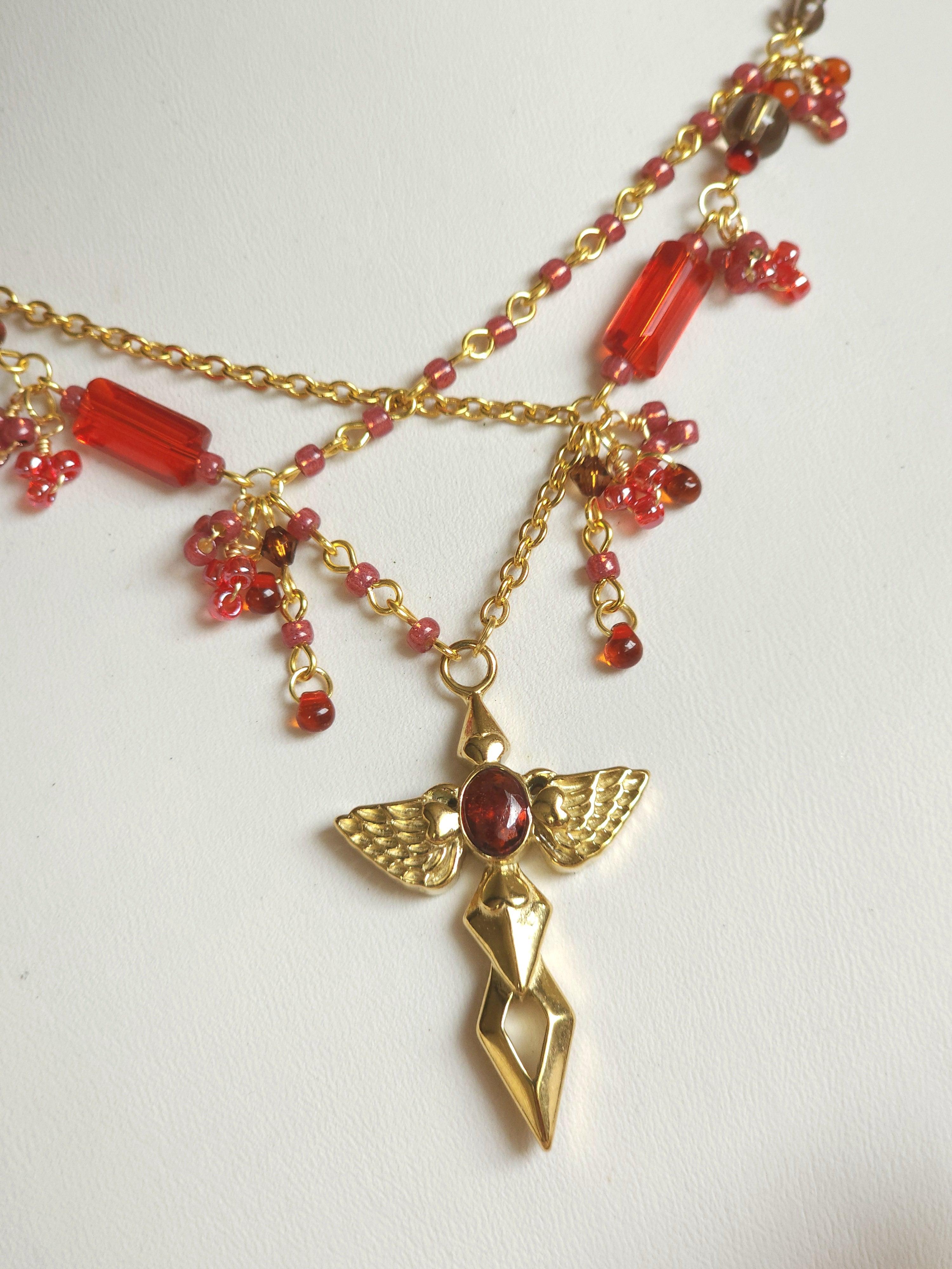 Crimson Guardian Necklace – By Cocoyu