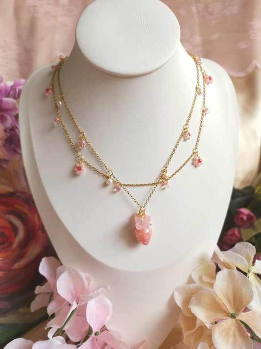 Strawberry Sugar Necklace