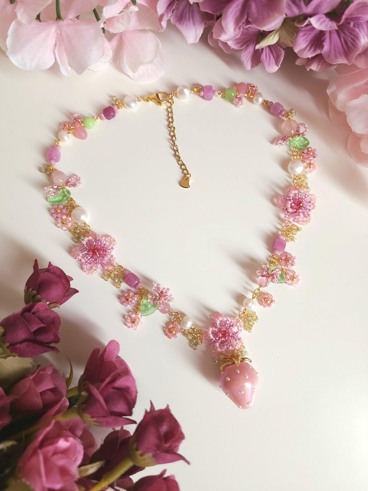 Blossoming Berry Harvest Necklace