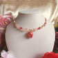 Sunlit Berry Garden Wire-wrapped Choker