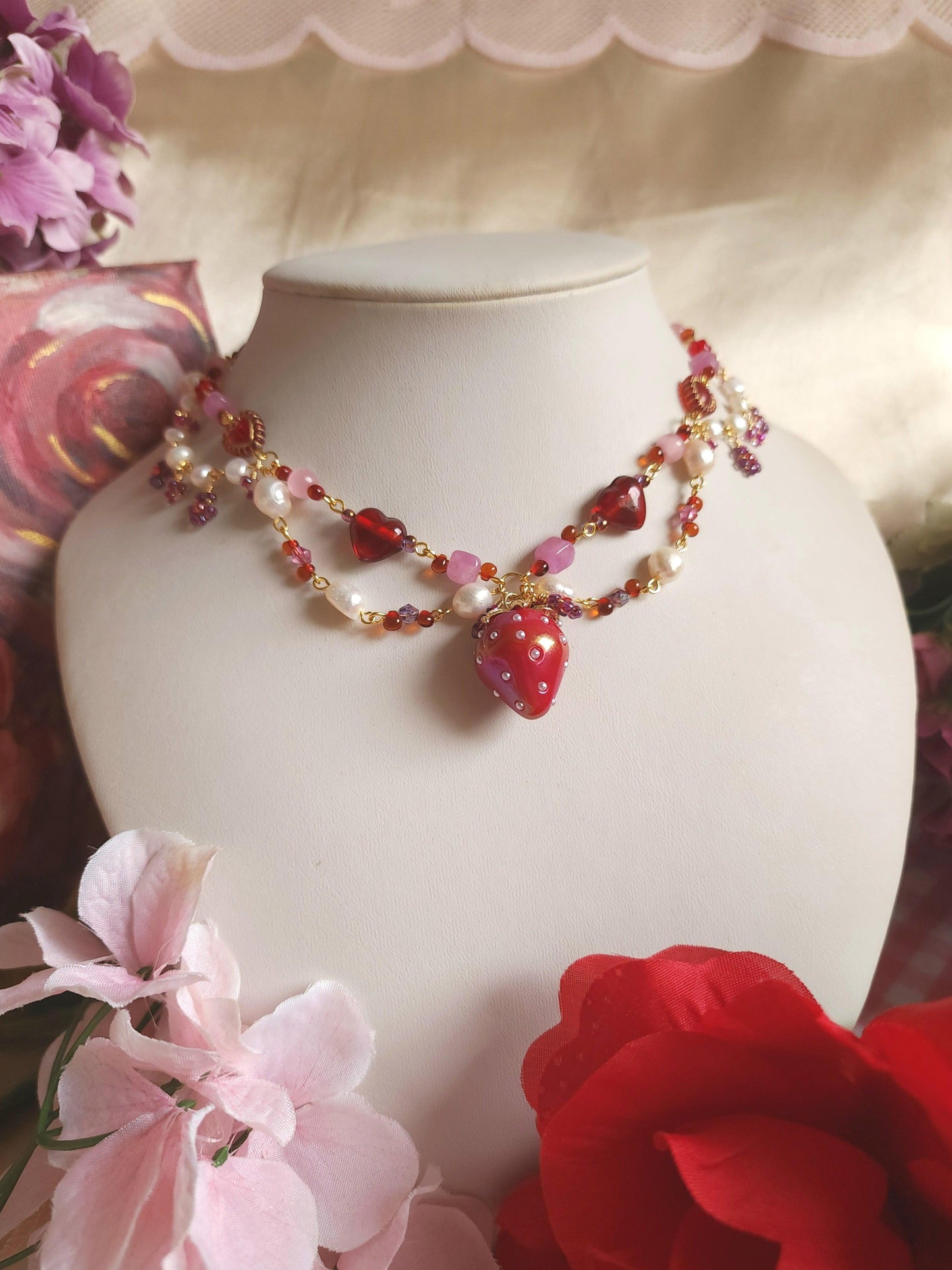 Ruby Radiance Choker