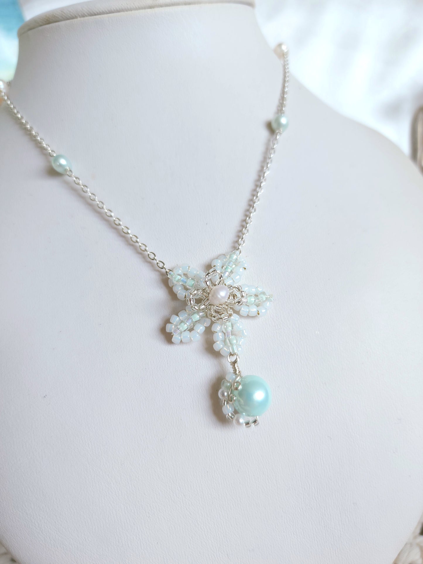 Sea Ice Blossom Necklace