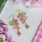 Strawberry Harvest Floral Earrings