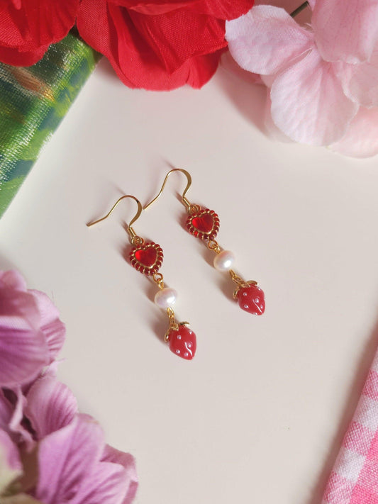 Ruby Radiance Earrings