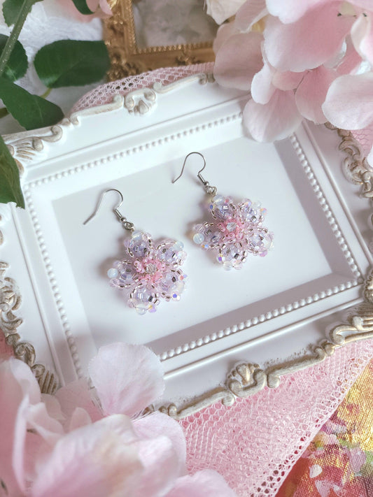 Cotton Candy Blossom Earrings