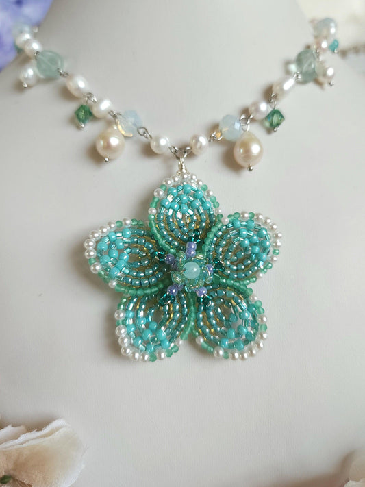 Opal Oceanflower Necklace