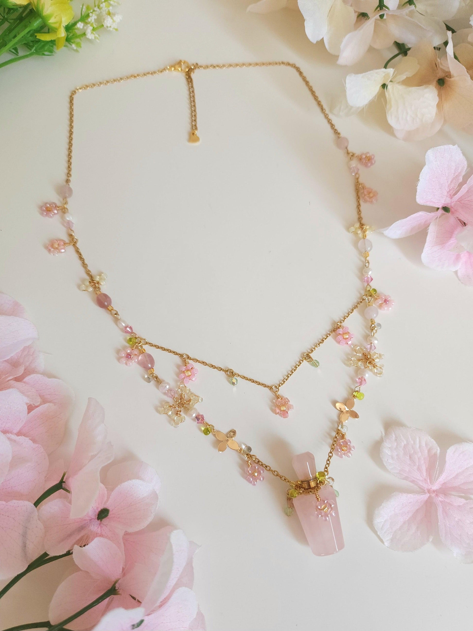 Spring Fairy's Favourite Perfume Bottle Necklace - By Cocoyu