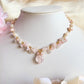 Sweetheart Rose Quartz Necklace - By Cocoyu