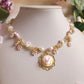 Vintage Charm Flower Icing Necklace - By Cocoyu