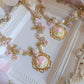 Vintage Charm Flower Icing Necklace - By Cocoyu