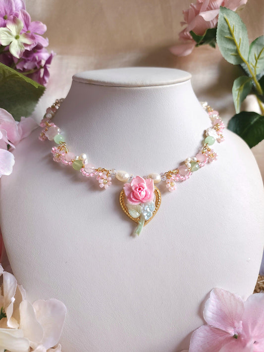 Vintage Charm Sweet Spring Necklace - By Cocoyu