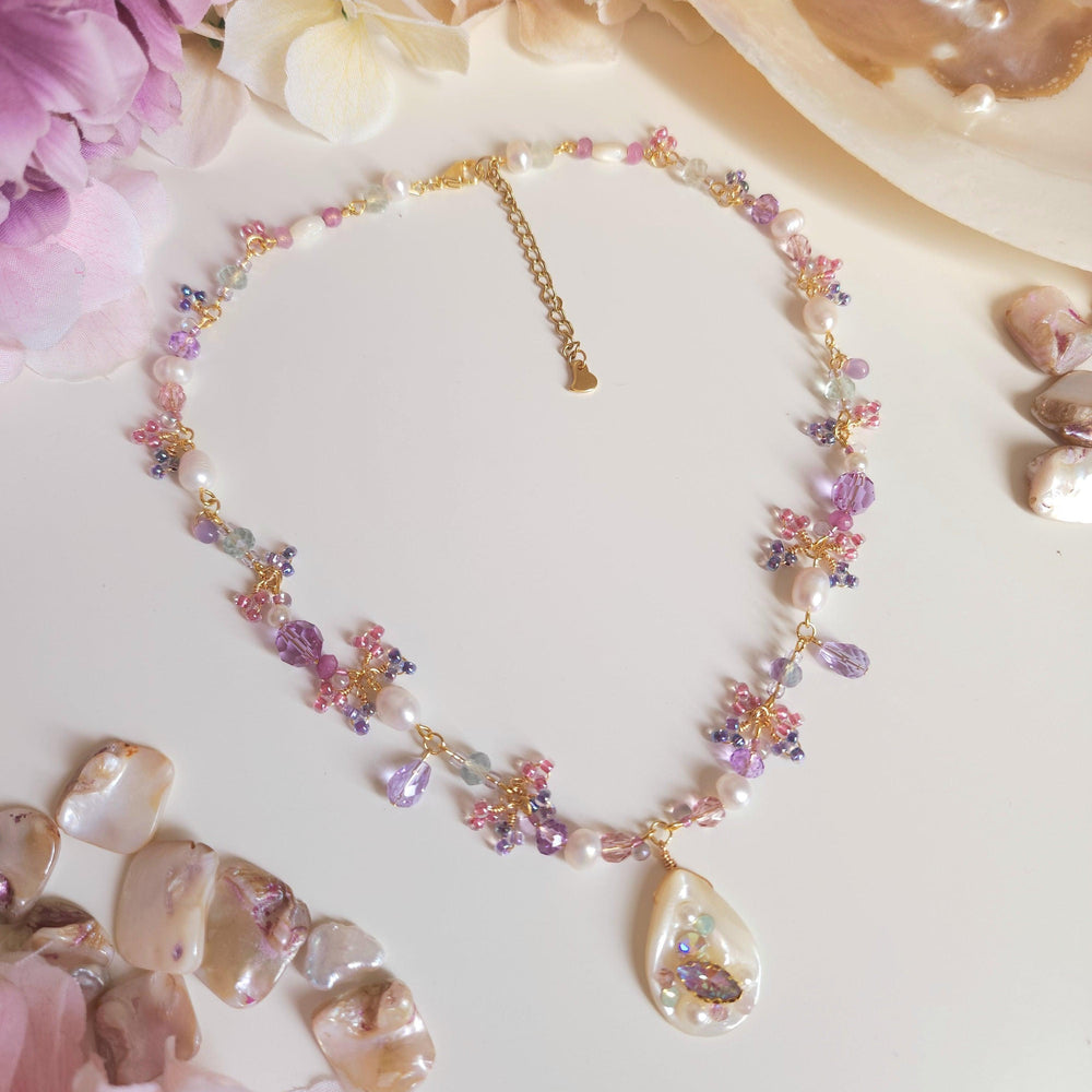 
                  
                    Violet Corals Necklace - By Cocoyu
                  
                