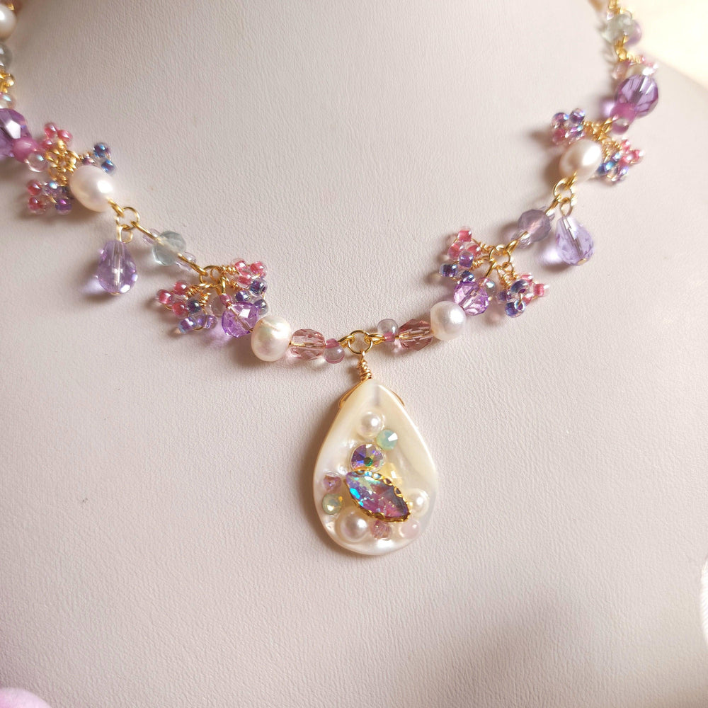 
                  
                    Violet Corals Necklace - By Cocoyu
                  
                