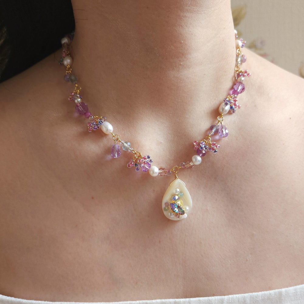 
                  
                    Violet Corals Necklace - By Cocoyu
                  
                
