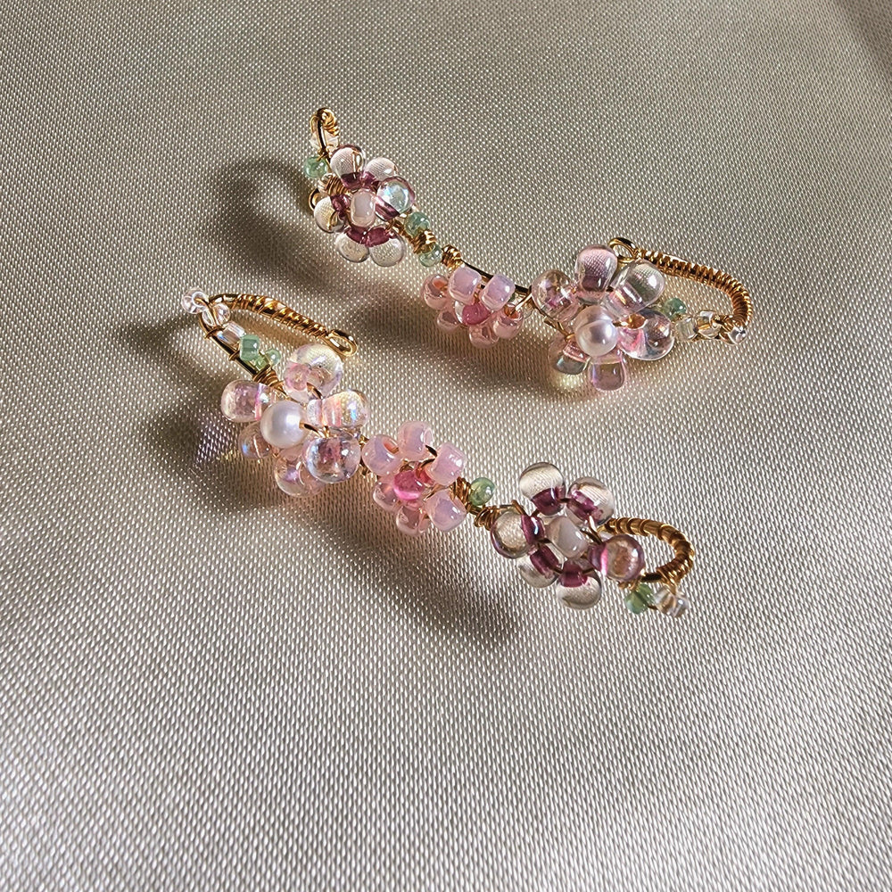 Floral Wonderland Earcuffs - By Cocoyu