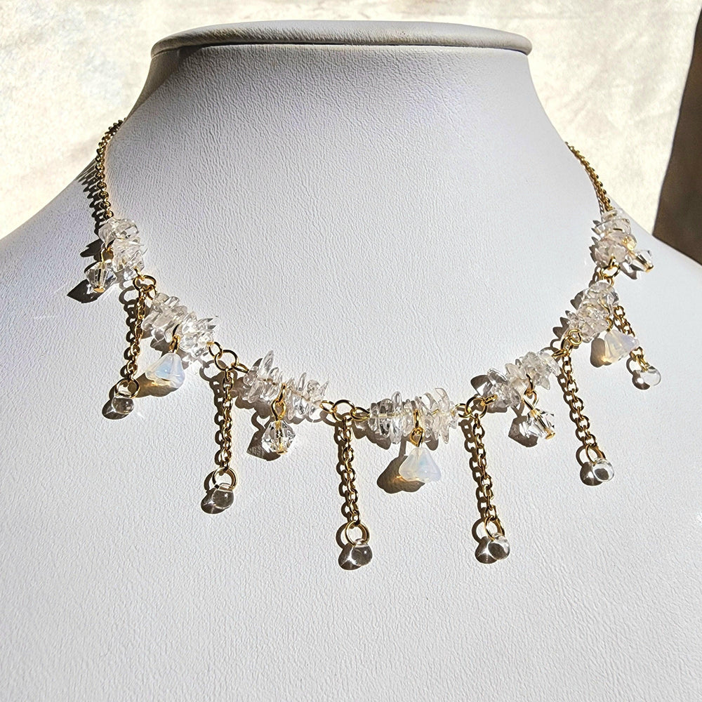 
                  
                    Frost Quartz Necklace - By Cocoyu
                  
                