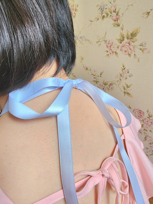 Glory of the Snow Ribbon Choker (*Can be changed to chains) - By Cocoyu