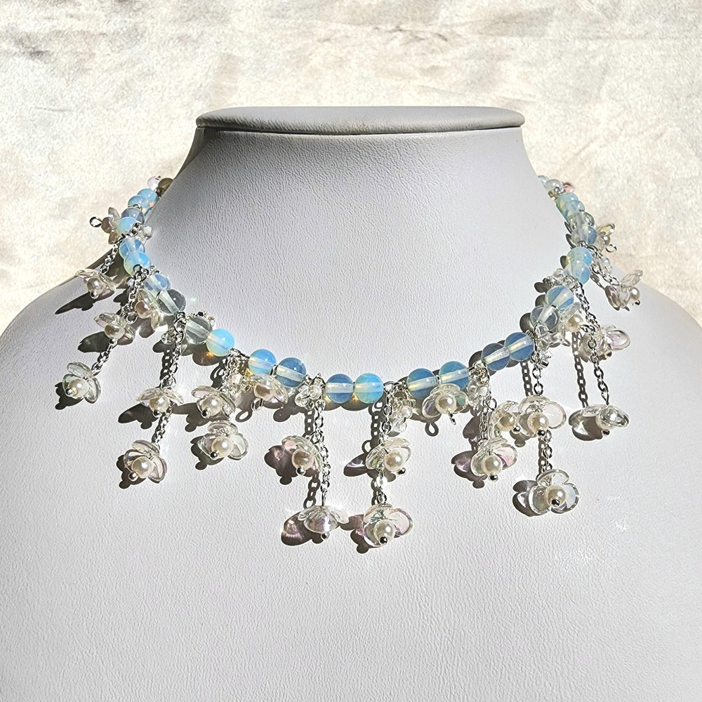 
                  
                    Opalescent Winter Blossoms Necklace - By Cocoyu
                  
                
