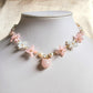 Seapink Blossoms Necklace - By Cocoyu