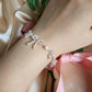 Silver Aline Ribbon Bracelet - By Cocoyu